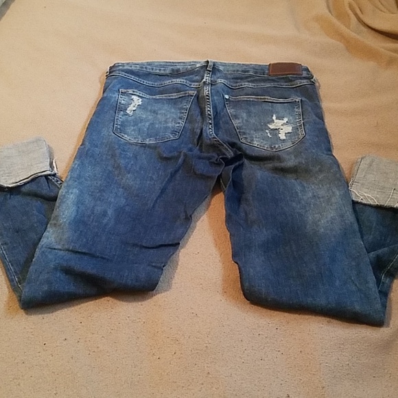 Custom distressed H&M skinny jeans with decals - Picture 6 of 6